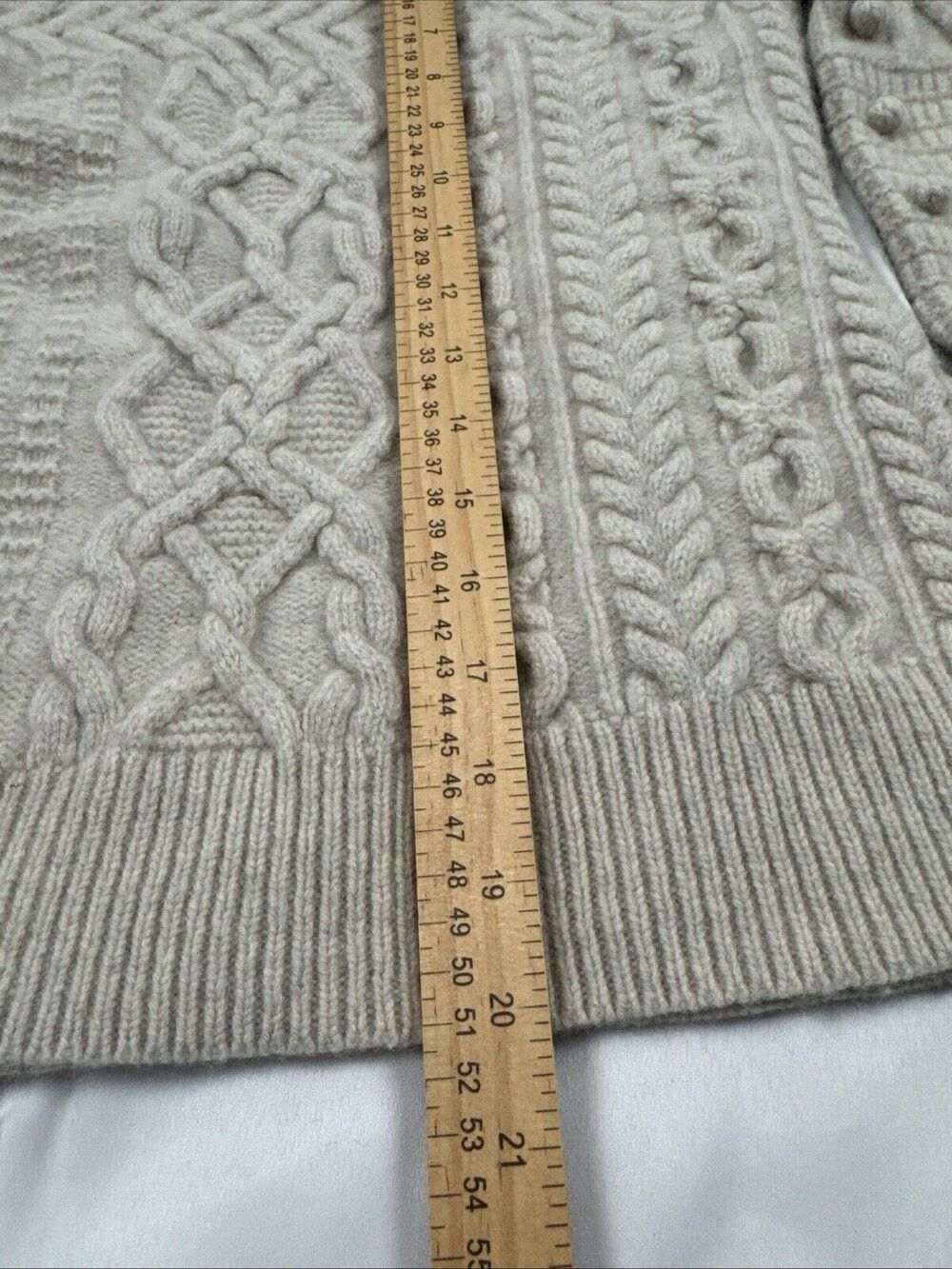 Madewell Womens Wool Open Side Bobble Pullover Sweater G9610 Cream - Picture 9 of 11